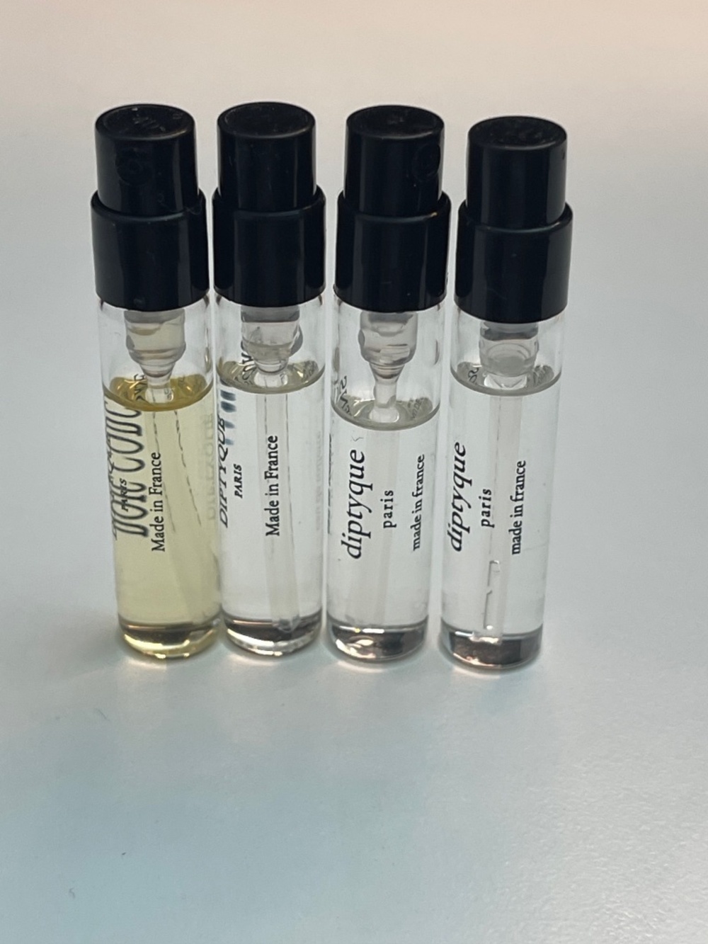 Diptyque Perfume Samples Lot 4 Bois Corse Corail Oscuro Eau des Sens Philosykos
